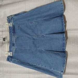SO High Rise Denim Tennis Skirt Sz 5/27   NWT
